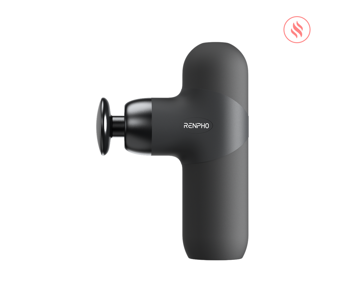 RENPHO Mini Thermal Massage Gun with heat-conductive steel head